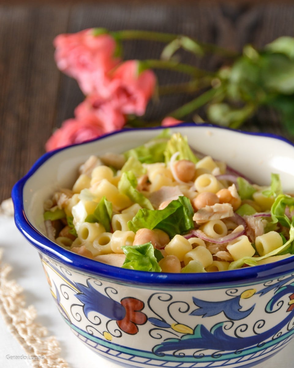 Tuna and Chickpea Pasta Salad Recipe