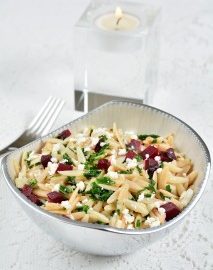 Beet and Goat Cheese Orzo