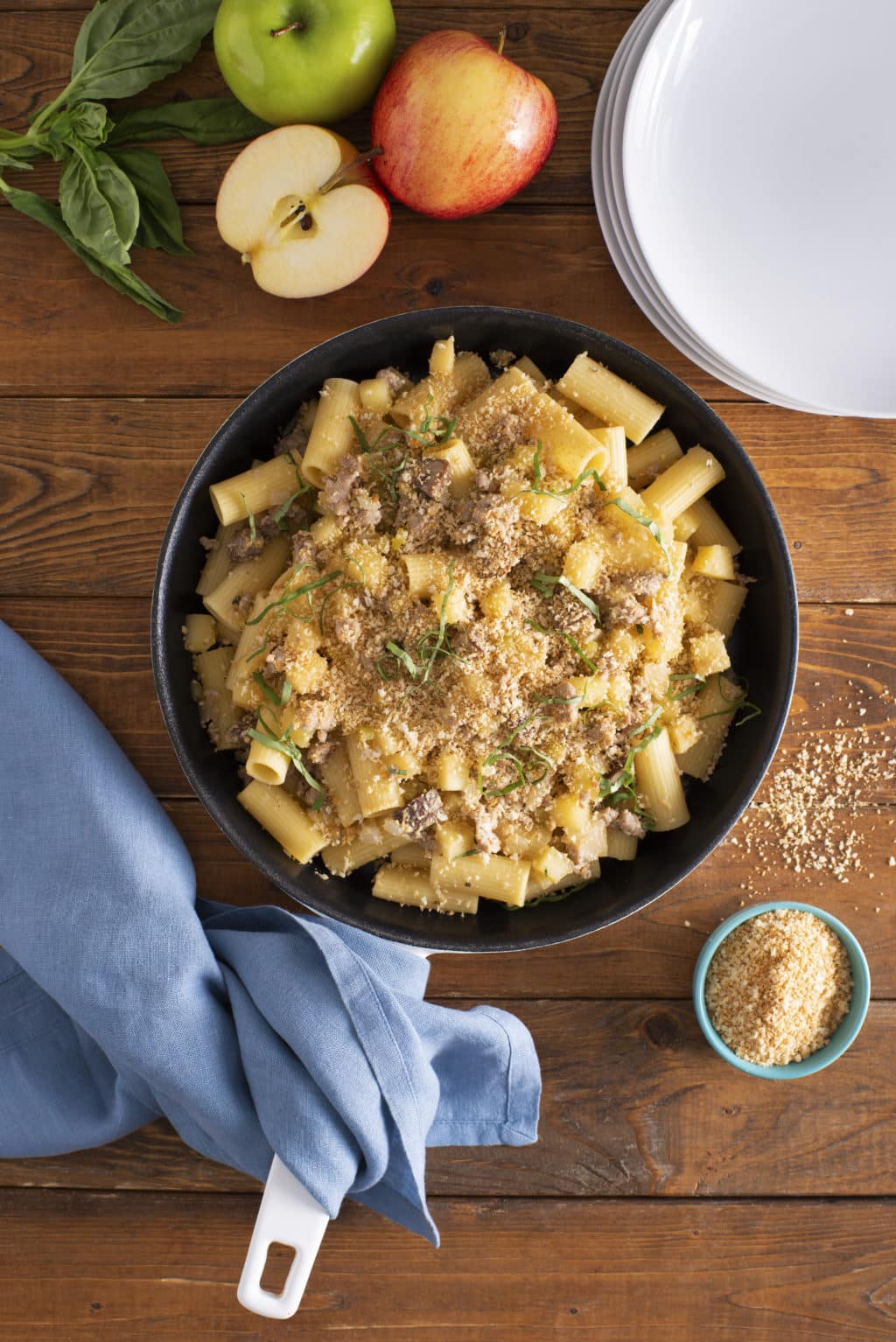 Apple and Sausage Stuffing Rigatoni | Share the Pasta